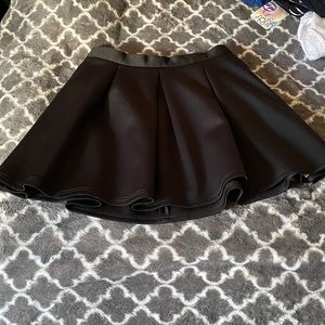 Black Flare Party Skirt